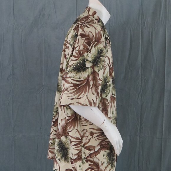 Retro Hawaiian Shirt - By Ho Aloha - Vibrant Floral Theme - Men's 2 XL - Picture 9 of 11